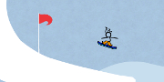 Fancy Snowboarding game