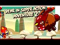 Bear in Super Action Adventure 2 walkthrough video Spiel
